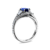 Blue Marquise Sapphire Diamond Ring β¨π
